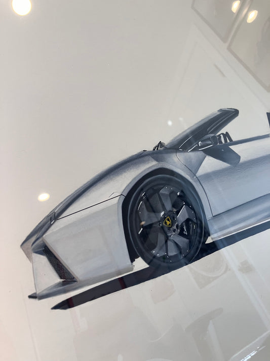 Lamborghini Reventon Roadster original drawing