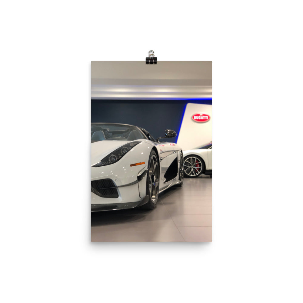 Koenigsegg Regera + Bugatti Poster