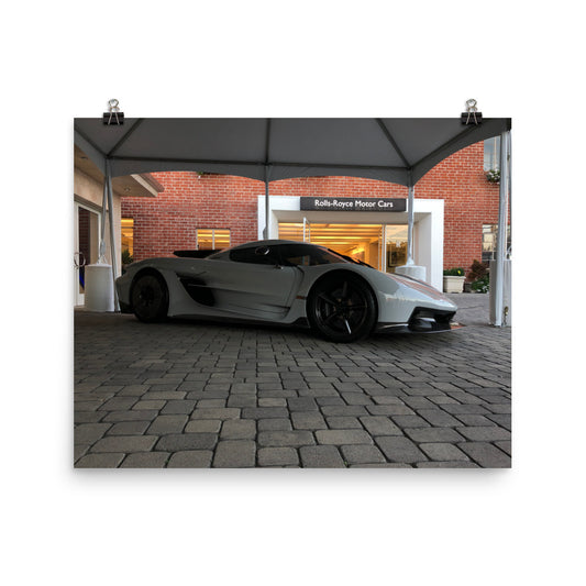 Koenigsegg Jesko front side Poster