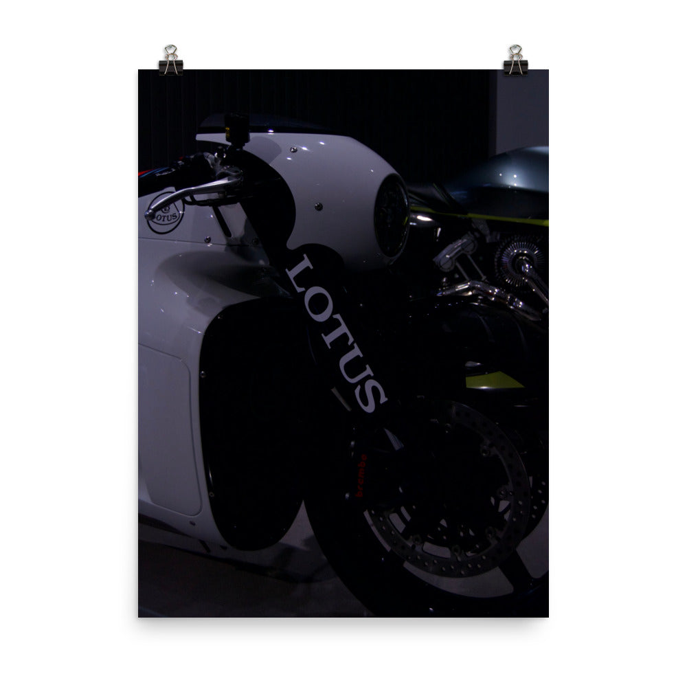 Lotus Bike Poster