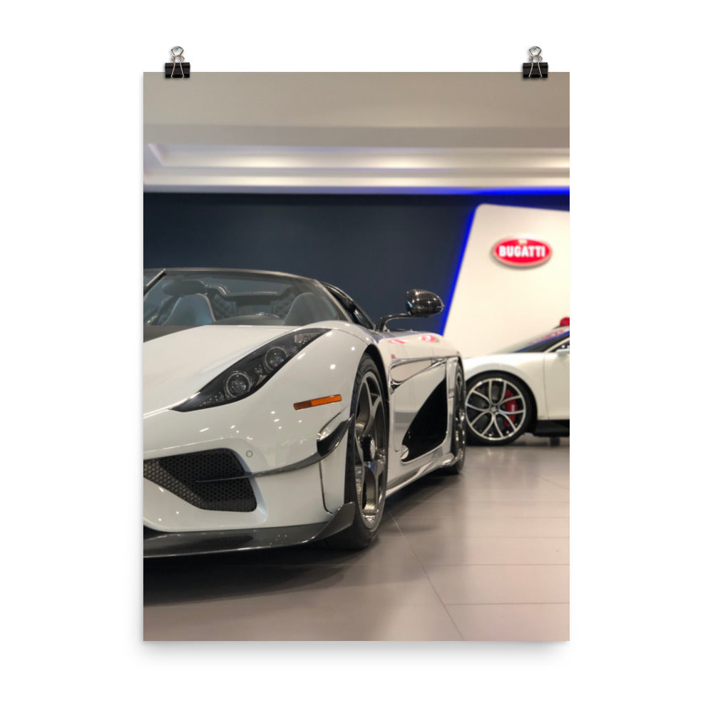Koenigsegg Regera + Bugatti Poster