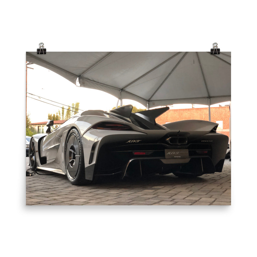 Koenigsegg Jesko Absolut rear Poster