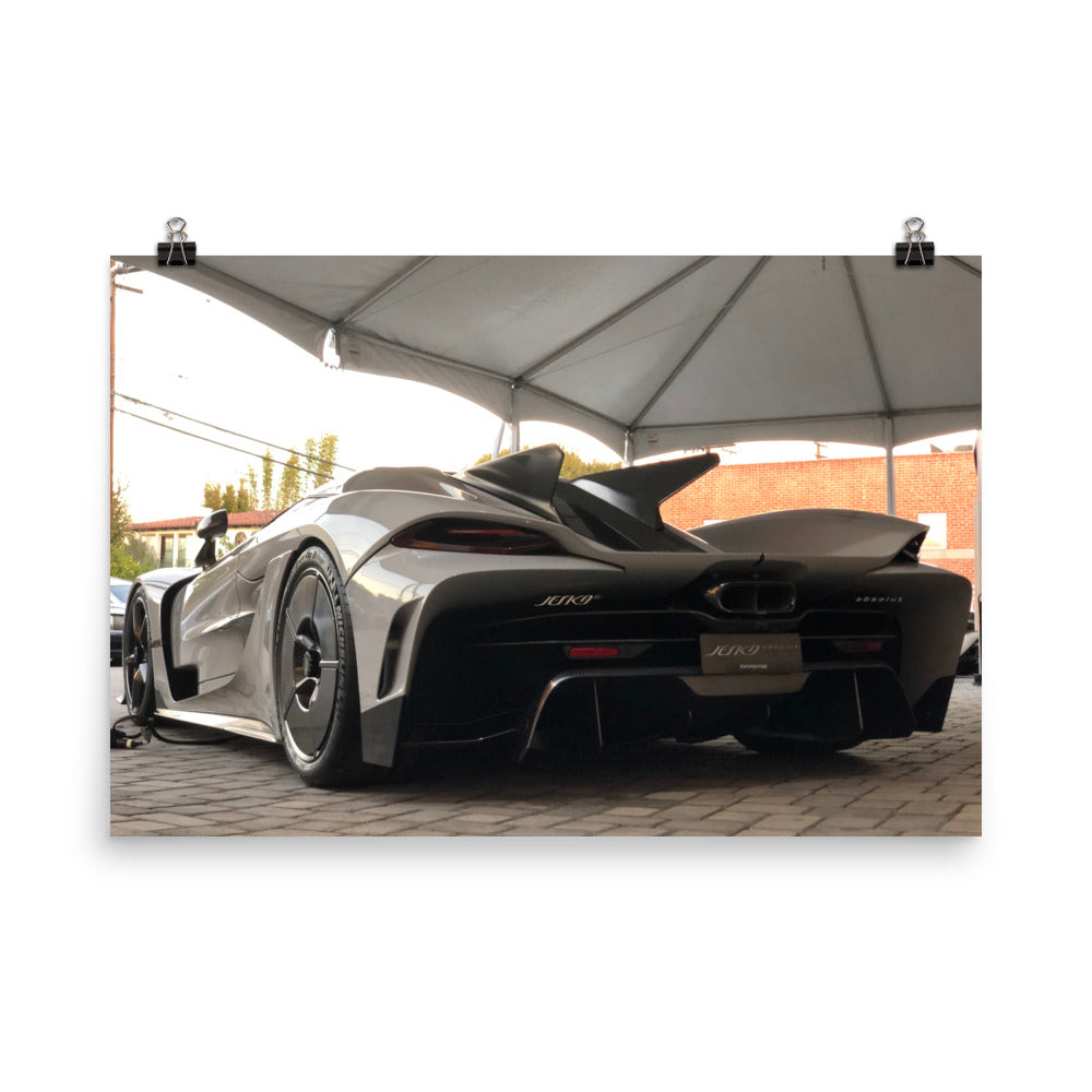 Koenigsegg Jesko Absolut rear Poster