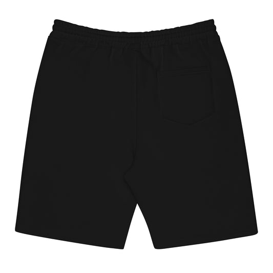 Perquin Designs modern script fleece shorts
