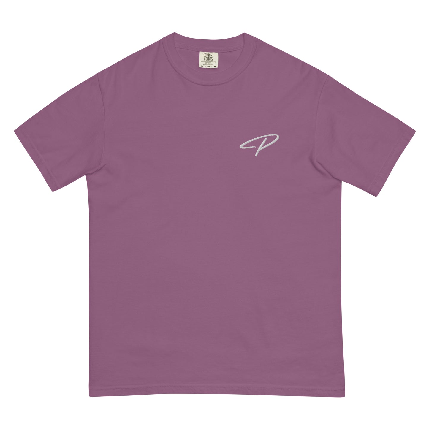 Perquin Designs modern P white logo tee