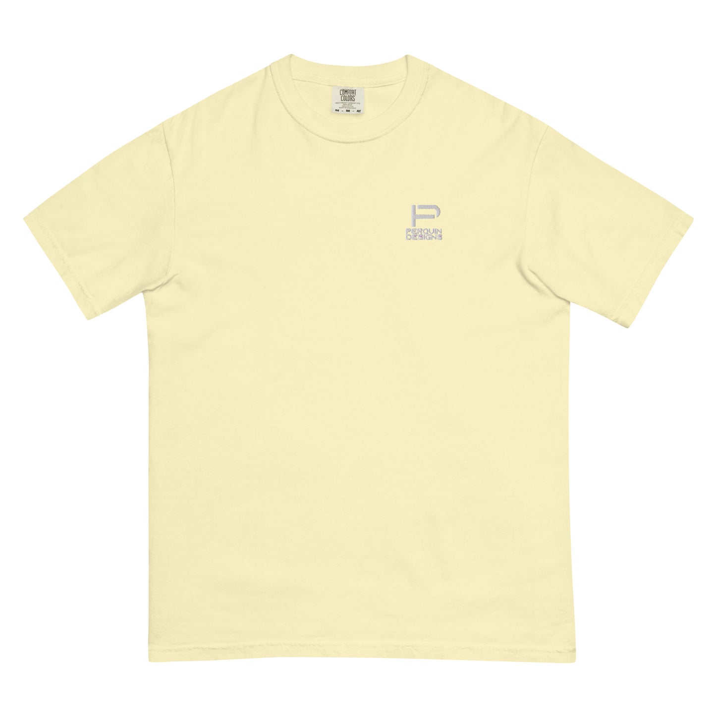 Perquin Designs Classic PD Logo garment-dyed Premium heavyweight Tee