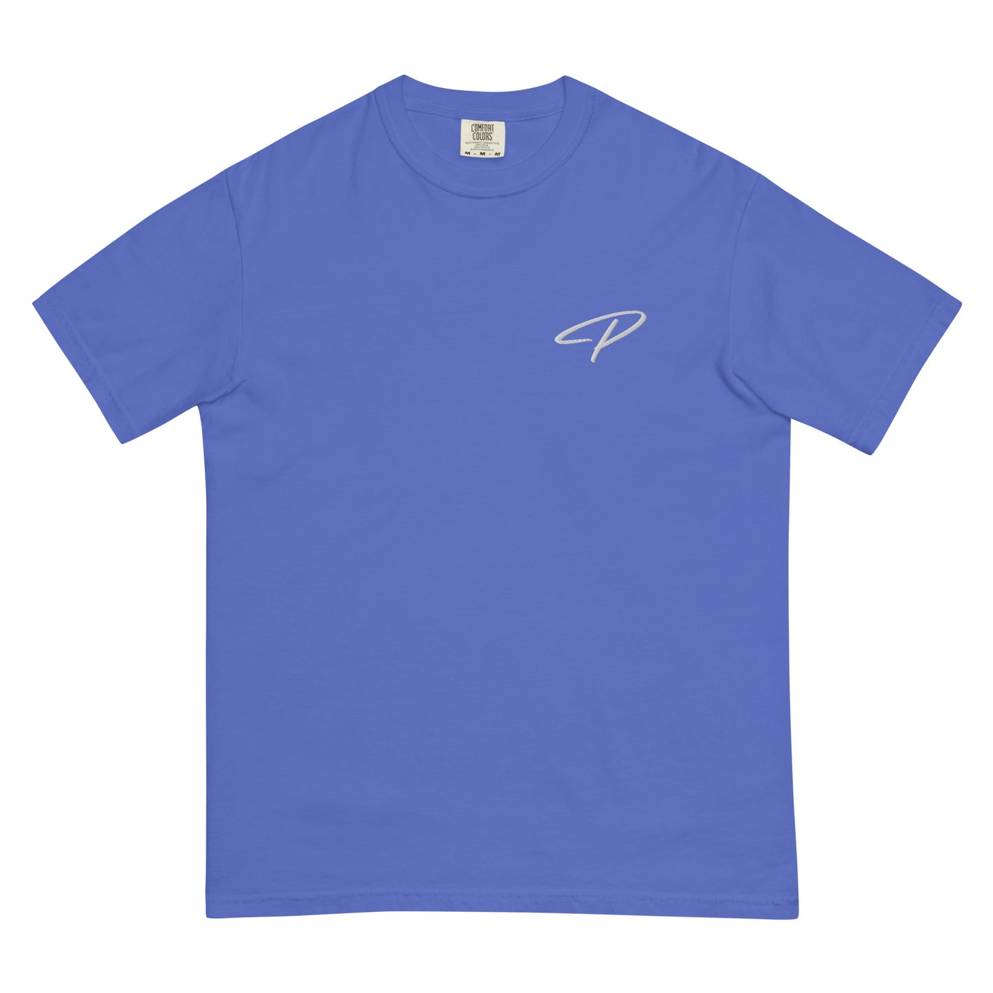 Perquin Designs modern P white logo tee