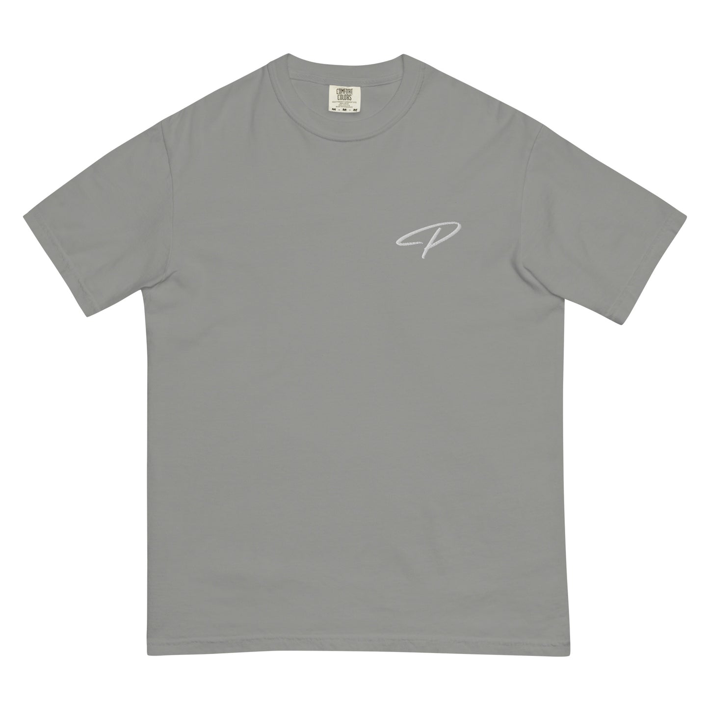 Perquin Designs modern P white logo tee