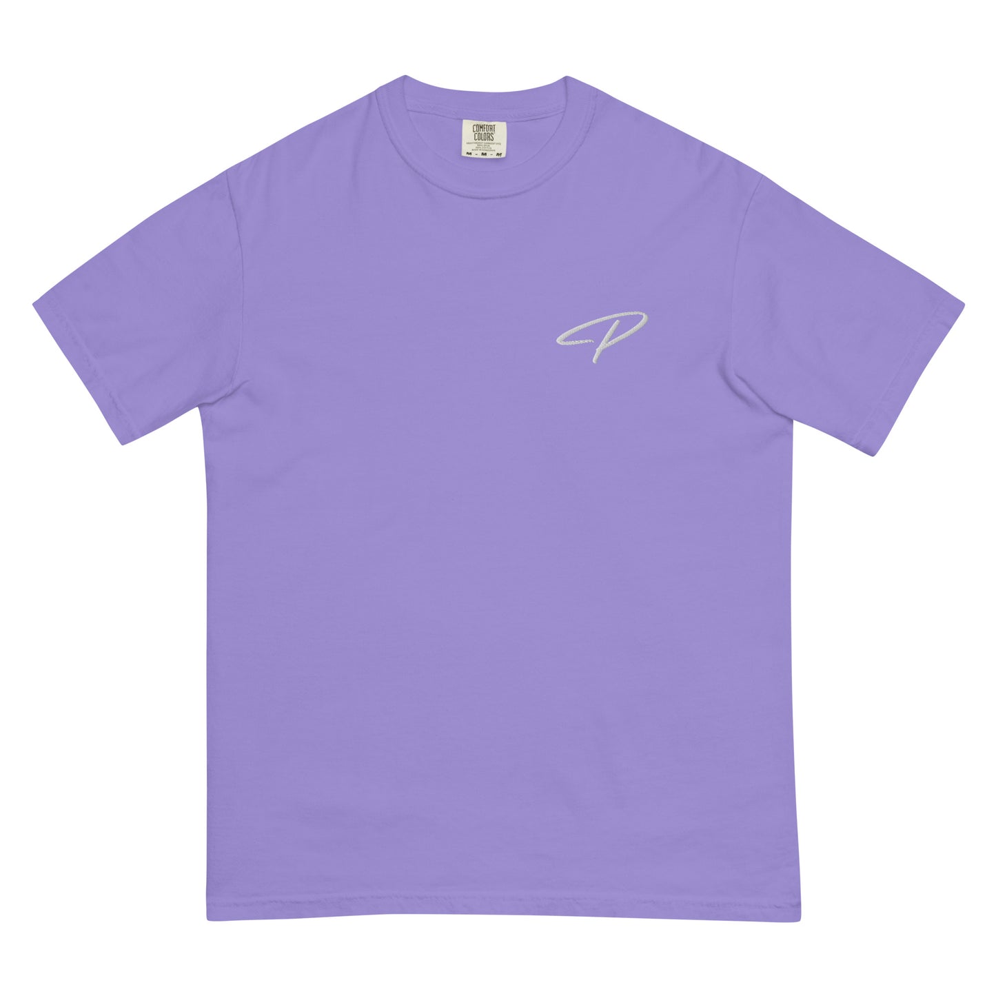 Perquin Designs modern P white logo tee