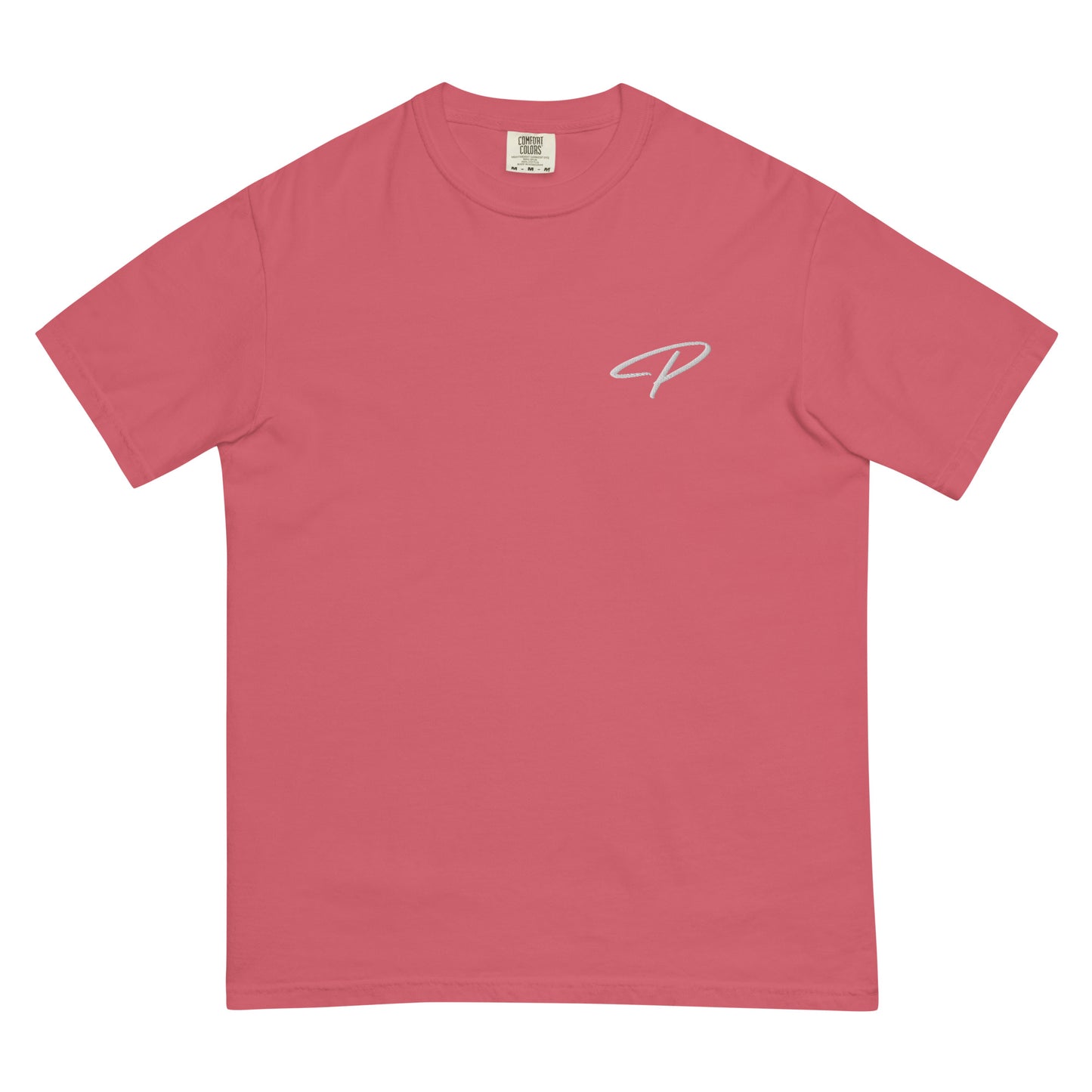 Perquin Designs modern P white logo tee
