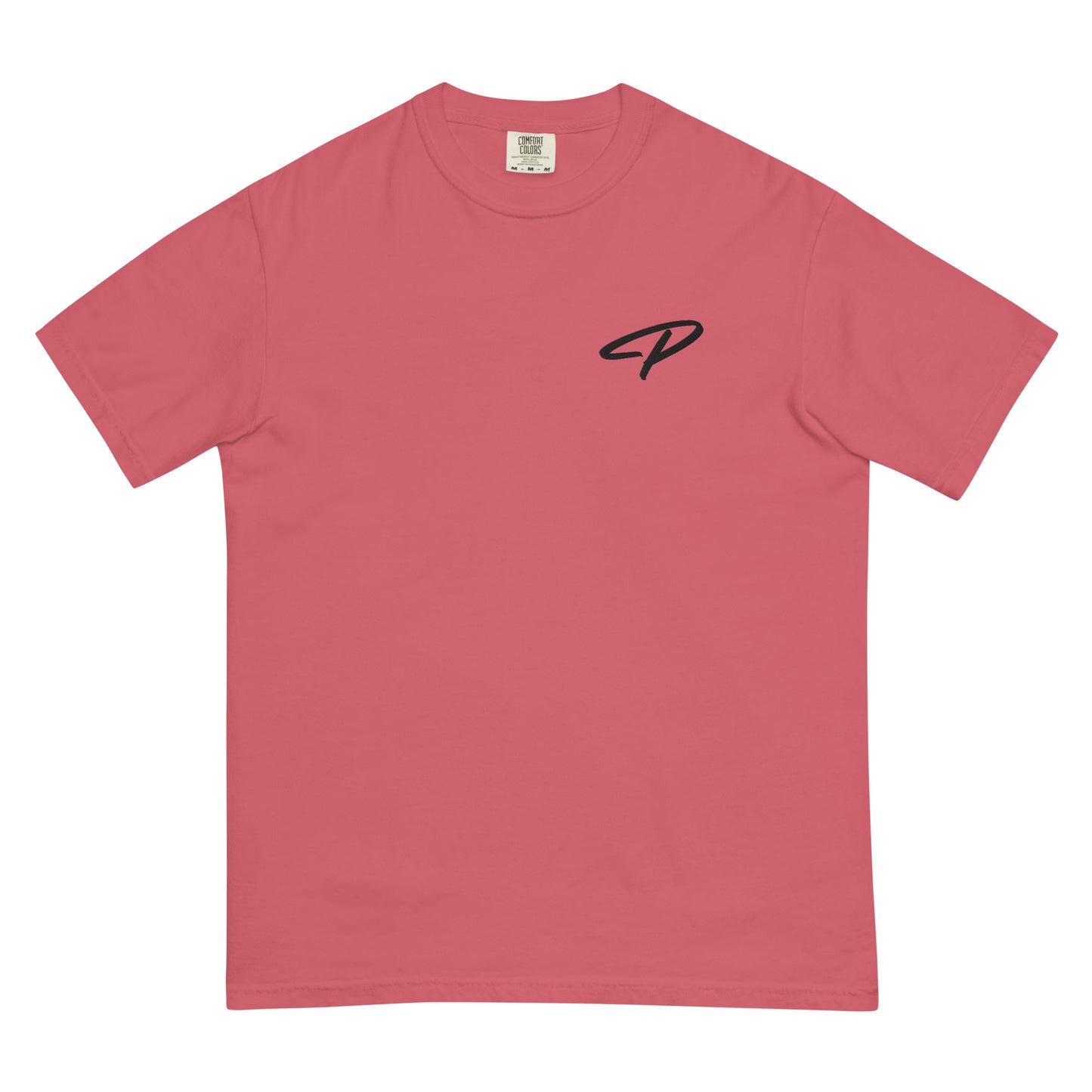 Perquin Designs Modern P black script logo tee