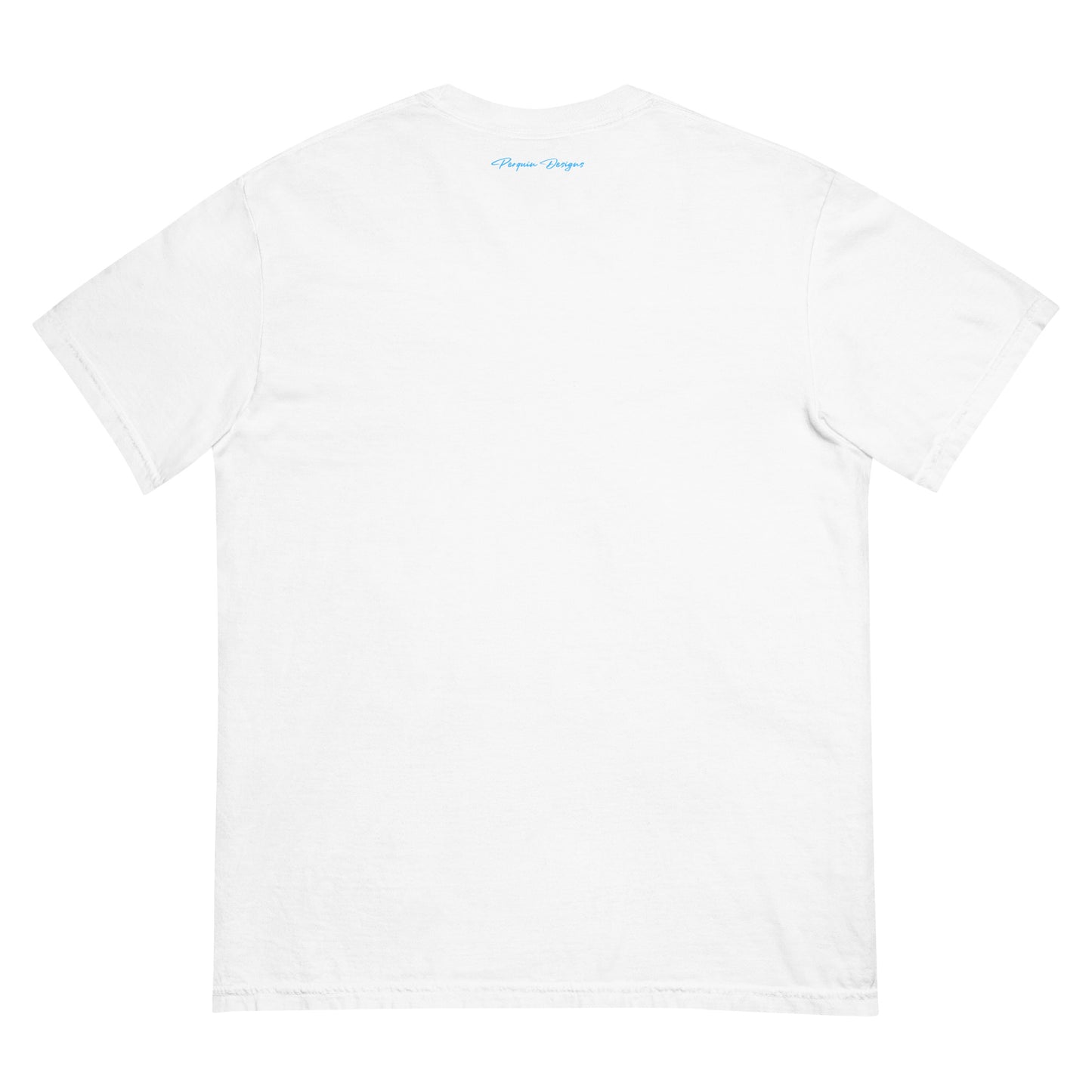 Perquin Designs Modern Aqua Blue logo tee
