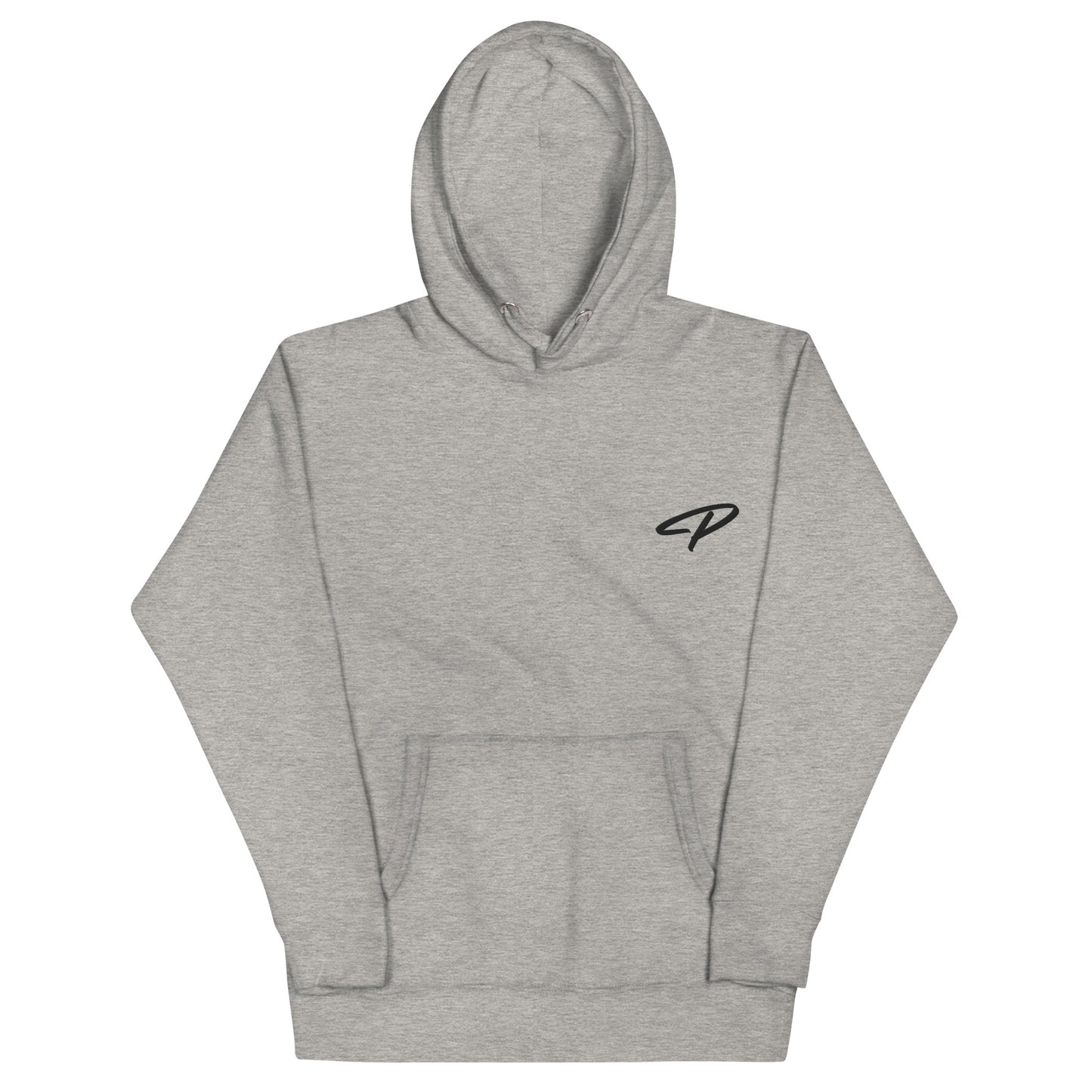 Perquin Designs Modern P black script logo everyday Hoodie