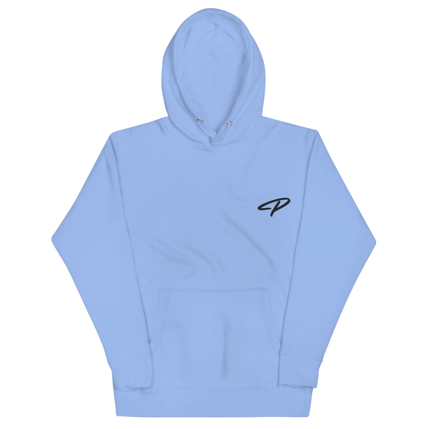Perquin Designs Modern P black script logo everyday Hoodie
