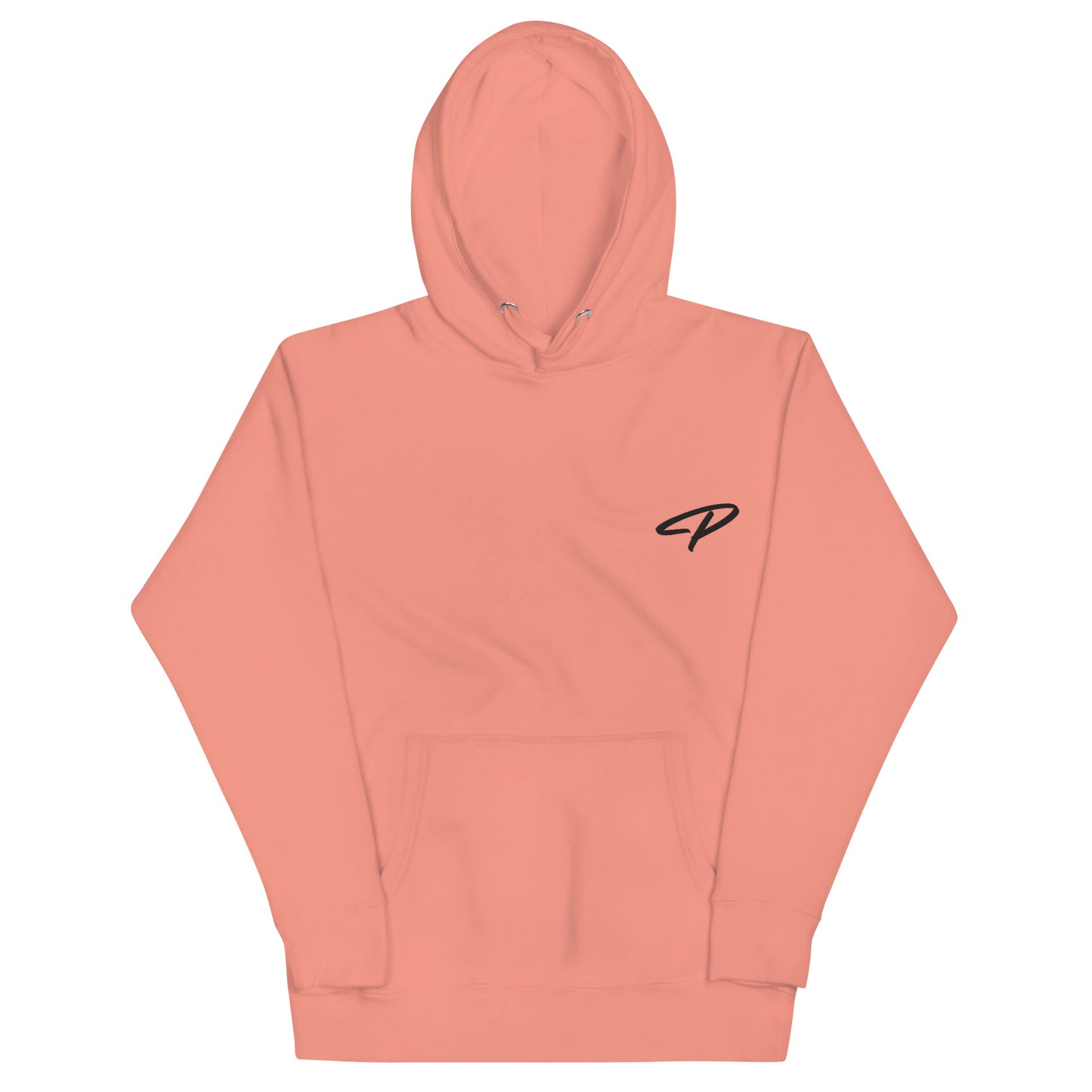 Perquin Designs Modern P black script logo everyday Hoodie