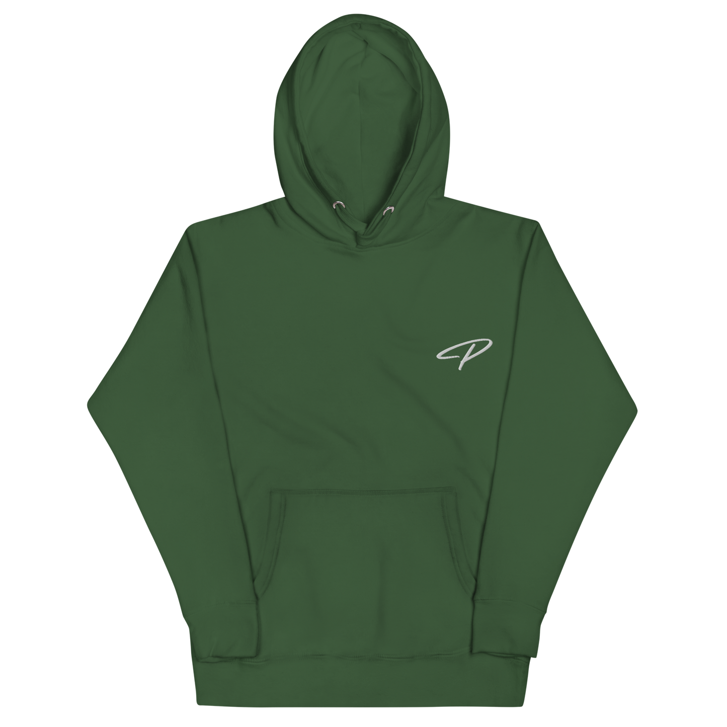 Perquin Designs Modern P logo white script everyday Hoodie