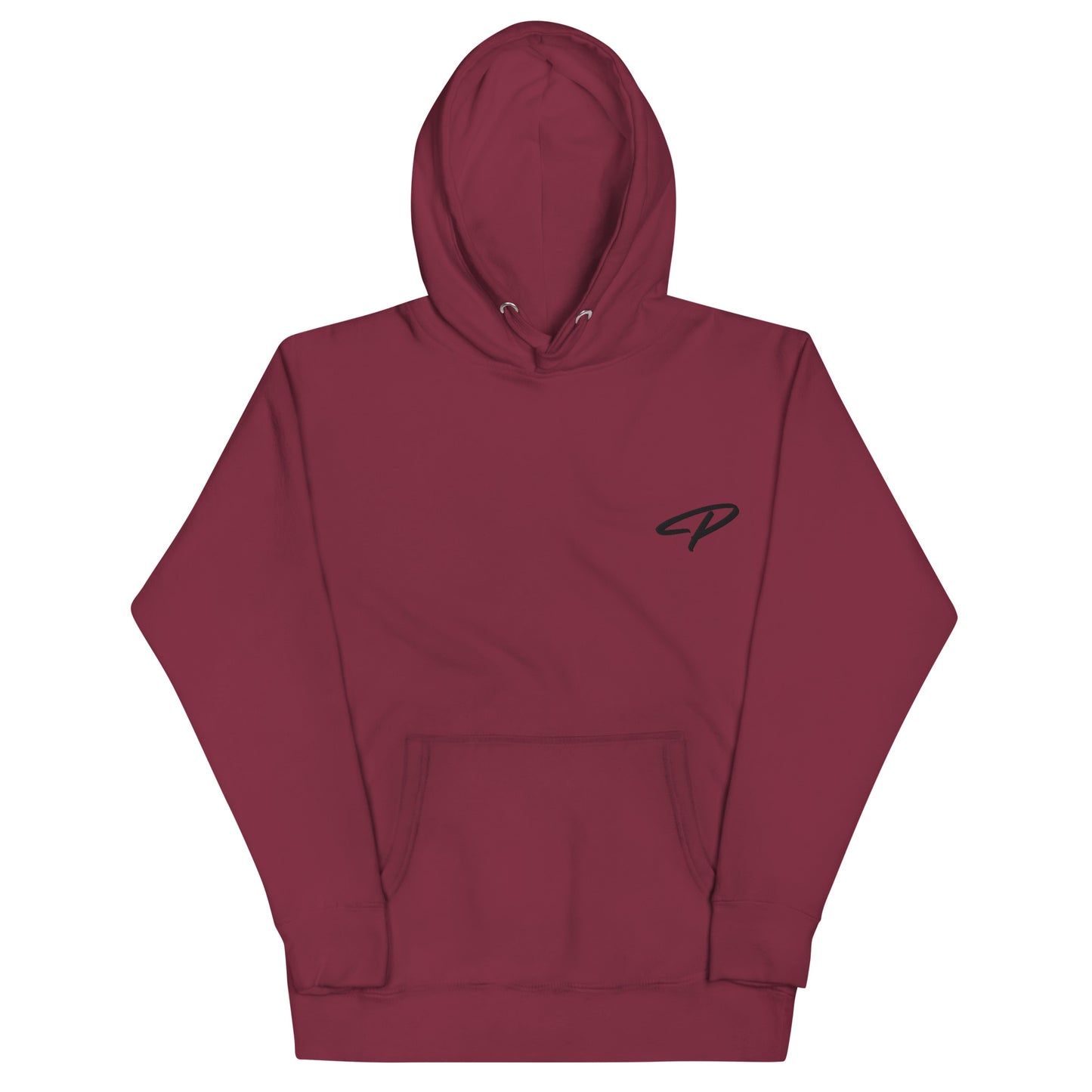 Perquin Designs Modern P black script logo everyday Hoodie