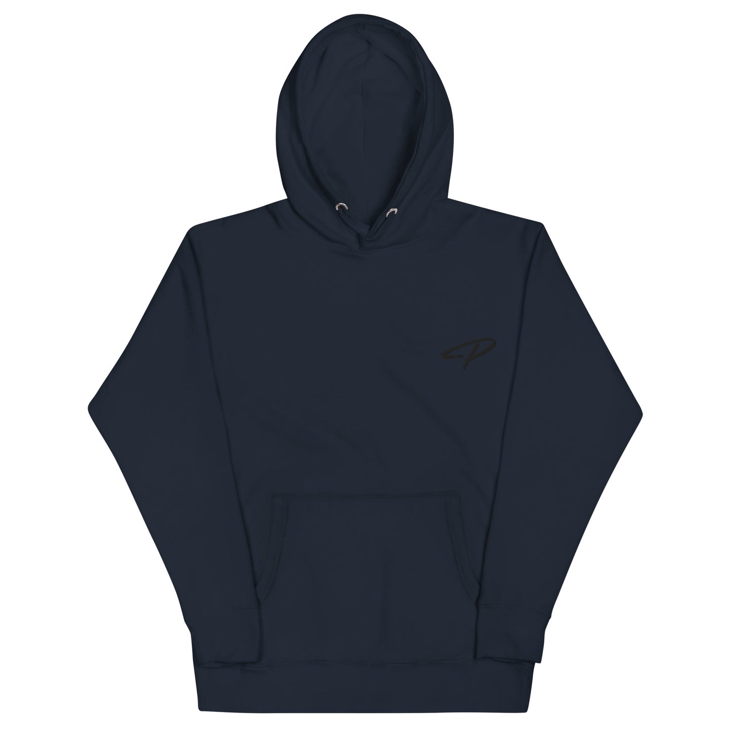 Perquin Designs Modern P black script logo everyday Hoodie