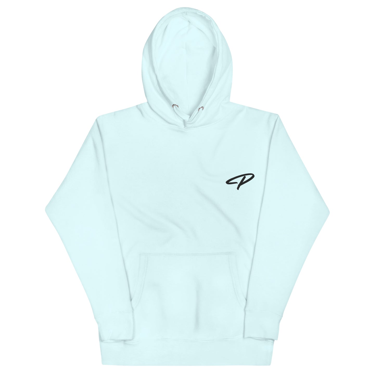 Perquin Designs Modern P black script logo everyday Hoodie