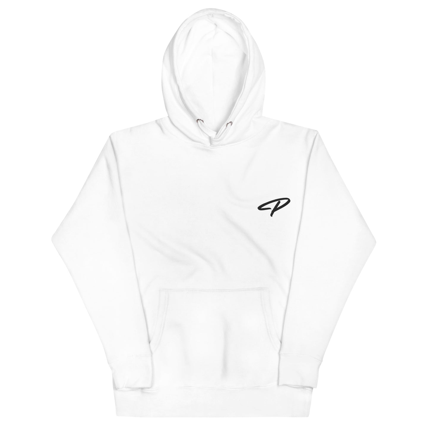 Perquin Designs Modern P black script logo everyday Hoodie