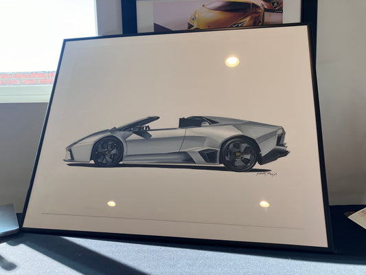 Lamborghini Reventon Roadster original drawing