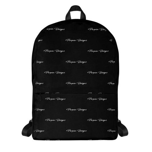 Perquin Designs Modern script Backpack