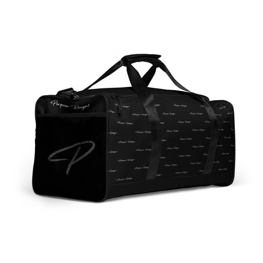 Perquin Designs Modern script Duffle bag