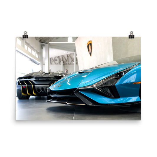 Lamborghini Sian + Centenario Print