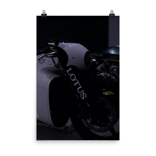 Lotus Bike Poster