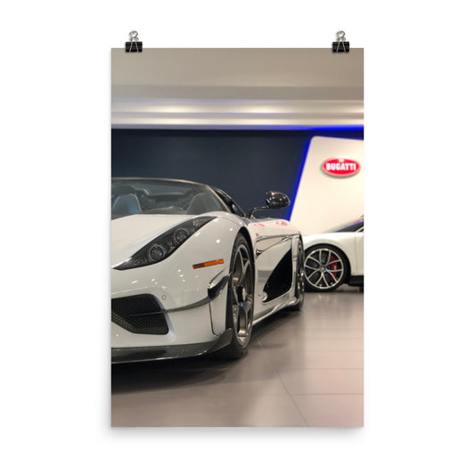Koenigsegg Regera + Bugatti Poster
